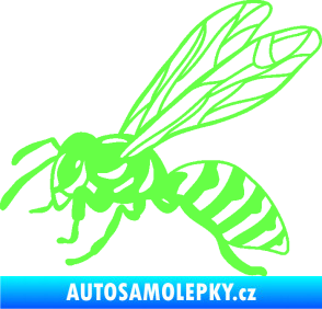 Samolepka Vosa 006 levá Fluorescentní zelená