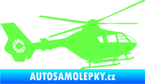 Samolepka Vrtulník 006 pravá Fluorescentní zelená