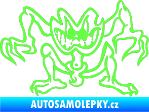 Samolepka Žabák pravá Fluorescentní zelená