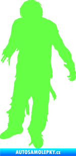 Samolepka Zombie 001 levá Fluorescentní zelená