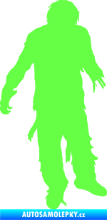 Samolepka Zombie 001 pravá Fluorescentní zelená