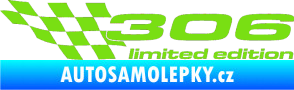Samolepka 306 limited edition levá zelená kawasaki