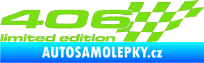 Samolepka 406 limited edition pravá zelená kawasaki