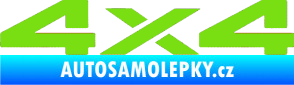 Samolepka 4x4 varianta 002 zelená kawasaki