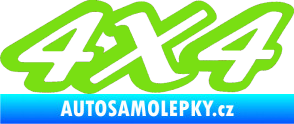 Samolepka 4x4 varianta 007 zelená kawasaki
