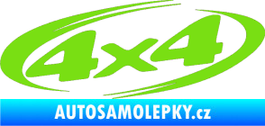 Samolepka 4x4 varianta 013 zelená kawasaki