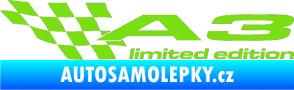 Samolepka A3 limited edition levá zelená kawasaki