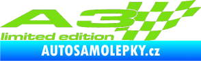 Samolepka A3 limited edition pravá zelená kawasaki