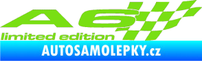 Samolepka A6 limited edition pravá zelená kawasaki
