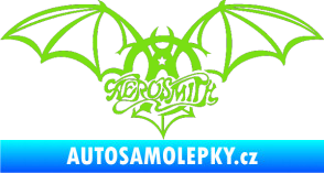 Samolepka Aerosmith 001 zelená kawasaki