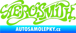 Samolepka Aerosmith 004 zelená kawasaki
