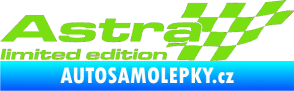 Samolepka Astra limited edition pravá zelená kawasaki