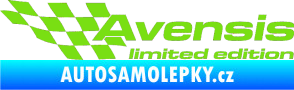 Samolepka Avensis limited edition levá zelená kawasaki