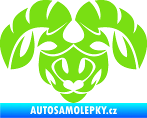 Samolepka Beran zvěrokruh 003  zelená kawasaki