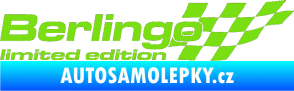 Samolepka Berlingo limited edition pravá zelená kawasaki