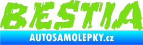 Samolepka Bestia zelená kawasaki