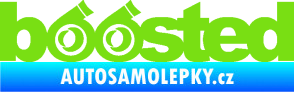 Samolepka Boosted turbo zelená kawasaki