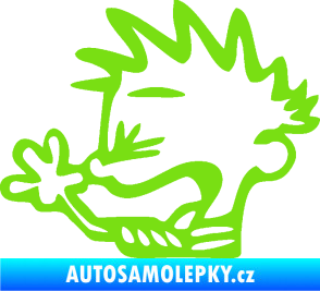 Samolepka Boy tůdle nůdle levá zelená kawasaki