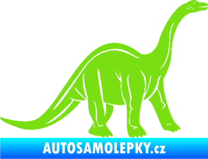 Samolepka Brachiosaurus 003 pravá zelená kawasaki