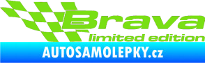 Samolepka Brava limited edition levá zelená kawasaki