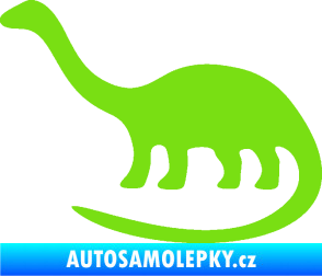 Samolepka Brontosaurus 001 levá zelená kawasaki