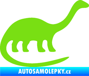 Samolepka Brontosaurus 001 pravá zelená kawasaki