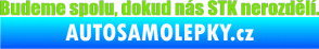 Samolepka Budeme spolu, dokud nás STK nerozdělí zelená kawasaki