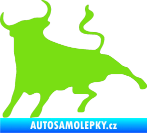 Samolepka Býk 002 levá zelená kawasaki