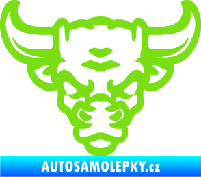 Samolepka Býk 012 zelená kawasaki