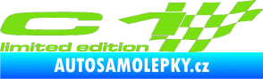 Samolepka C1 limited edition pravá zelená kawasaki