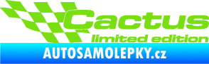 Samolepka Cactus limited edition levá zelená kawasaki
