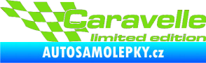 Samolepka Caravelle limited edition levá zelená kawasaki