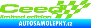 Samolepka Ceed limited edition pravá zelená kawasaki