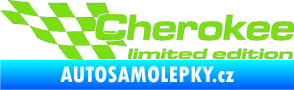 Samolepka Cherokee limited edition levá zelená kawasaki