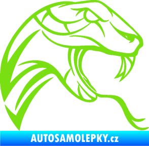 Samolepka Cobra 002 pravá zelená kawasaki