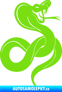 Samolepka Cobra 009 pravá zelená kawasaki