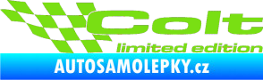 Samolepka Colt limited edition levá zelená kawasaki