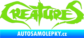 Samolepka Creatures zelená kawasaki