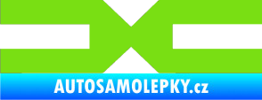 Samolepka Dacia 004 zelená kawasaki