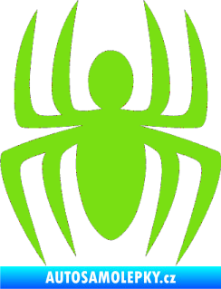 Samolepka Pavouk 005 zelená kawasaki