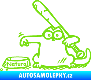 Samolepka Dolej natural levá zelená kawasaki
