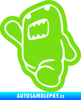 Samolepka Domo 013 levá běžící zelená kawasaki