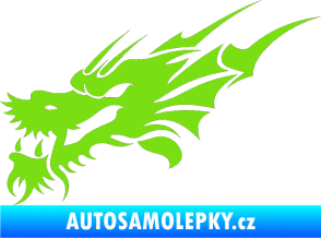 Samolepka Dragon 001 levá zelená kawasaki