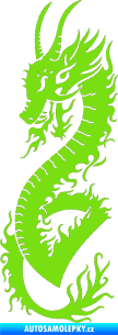 Samolepka Dragon 003 levá zelená kawasaki