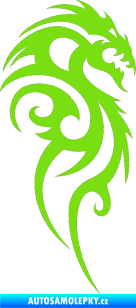 Samolepka Dragon 016 pravá zelená kawasaki