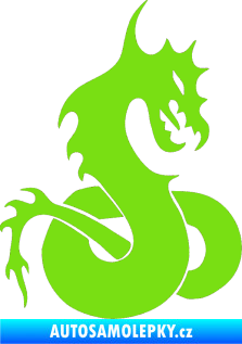 Samolepka Dragon 031 pravá zelená kawasaki