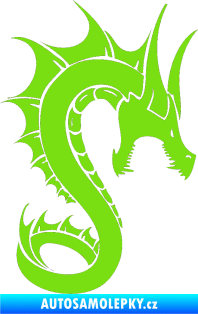 Samolepka Dragon 041 pravá zelená kawasaki