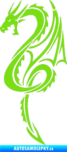 Samolepka Dragon 042 levá zelená kawasaki
