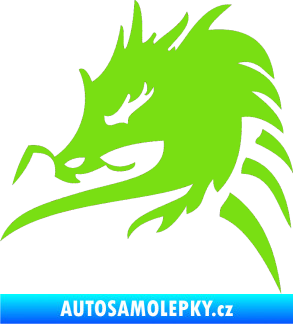 Samolepka Dragon 044 levá zelená kawasaki
