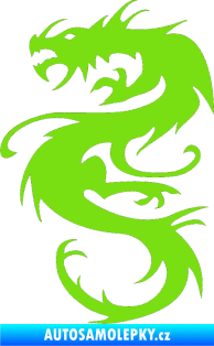 Samolepka Dragon 047 levá zelená kawasaki
